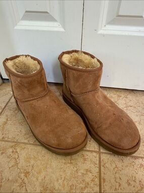 UGG Chestnut Short Sheepskin Winter Boots